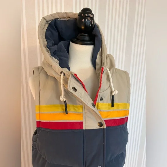 Yo Colorado Epic Fader Puffer Vest Unisex Hooded Size Medium NEW - Picture 5 of 13